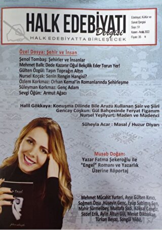 Halk Edebiyatı Dergisi Sayı: 51 Kasım - Aralık 2022