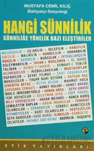 Hangi Sünnilik Mustafa Cemil Kılıç