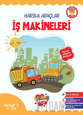 Harika Araçlar - İş Makineleri Seviye 5 (6-7 Yaş)