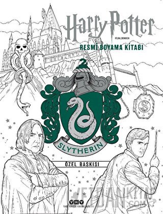 Harry Potter Filmlerinden Resmi Boyama Kitabı - Slytherin Özel Baskısı
