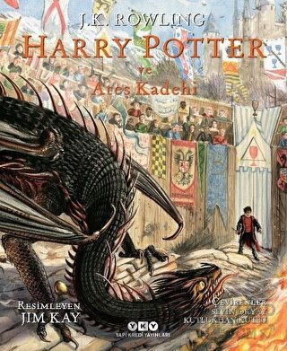 Harry Potter ve Ateş Kadehi 4 (Resimli Özel Baskı) (Ciltli) J. K. Rowl