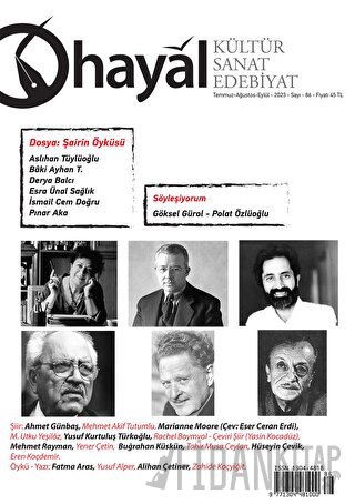Hayal Kültür Sanat Edebiyat Dergisi Sayı : 86