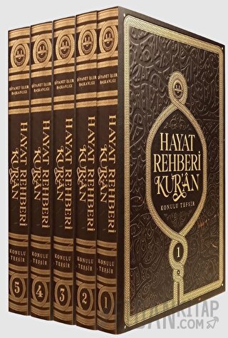 Hayat Rehberi Kur’an Konulu Tefsir 5 Cilt (Orta Boy) (Ciltli)