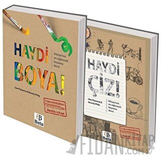 Haydi Boya - Çiz Seti 2 Kitap (Ciltli)