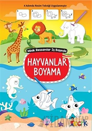 Hayvanlar Boyama - Minik Ressamlar İş Başında