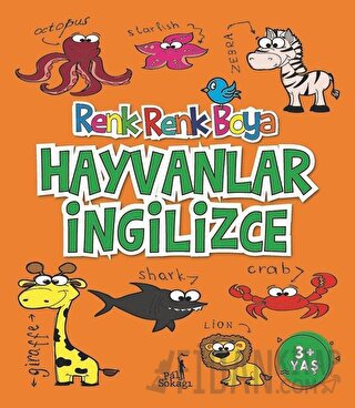 Hayvanlar İngilizce - Renk Renk Boya