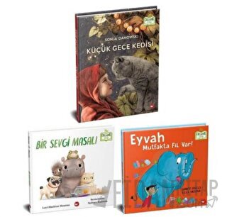 Hayvanları Seviyorum Seti - Organik Kitap (3 Kitap Takım) (Ciltli)