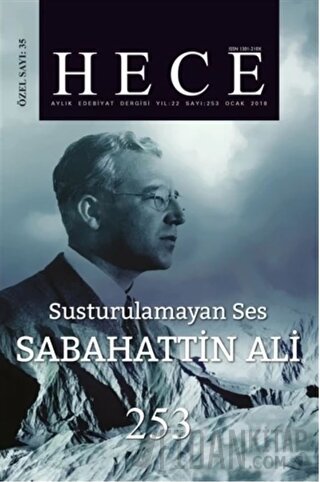 Hece Aylık Edebiyat Dergisi Sabahattin Ali Özel Sayısı Sayı: 35 - 253 (Ciltsiz)