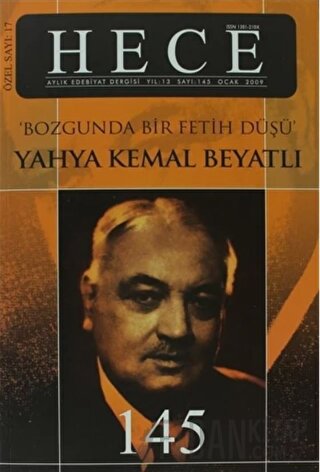 Hece Aylık Edebiyat Dergisi Yahya Kemal Beyatlı Özel Sayı: 17 - 145 (Ciltsiz)