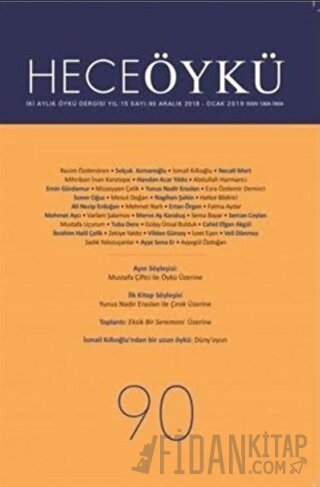 Hece Öykü Dergisi Sayı: 90 Aralık - Ocak 2018 - 19