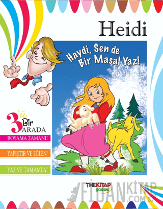 Heidi (Üçü Bir Arada Etkinlik Kitabı)