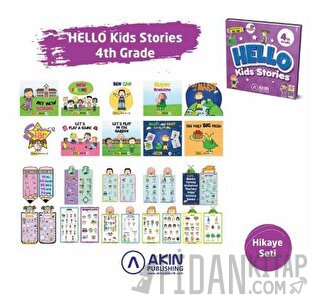 Hello Kids Stories 4nd Grade (Ciltli) Bilge Bağcı