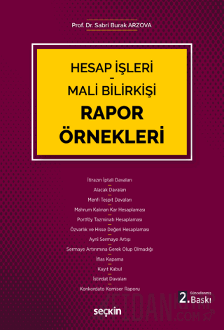 Hesap İşleri - Mali Bilirkişi Rapor Örnekleri