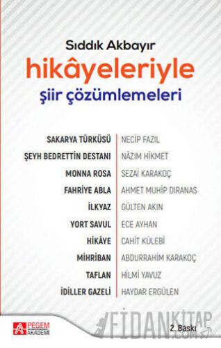 Hikayeleriyle Şiir Çözümlemeleri