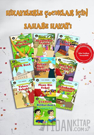 Hikayelerle Çocuklar İçin Sahabe Hayatı Set (10 Kitap Takım) Cuma Kara