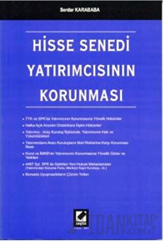 Hisse Senedi Yatırımcısının Korunması