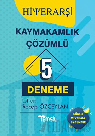 Hiyerarşi Kaymakamlık Tamamı Çözümlü 5 Deneme Recep Özceylan