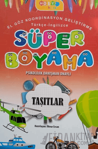 Hoby Kidss Süper Boyama- Taşıtlar
