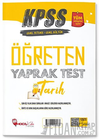 Hoca Kafası KPSS Tarih Öğreten Yaprak Test