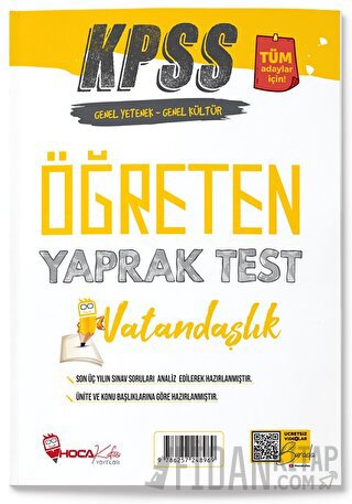 Hoca Kafası KPSS Vatandaşlık Öğreten Yaprak Test