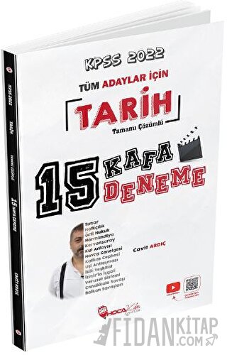 Hoca Kafası Yayınları 2022 KPSS Tarih 15 Kafa Deneme Çözümlü Kolektif
