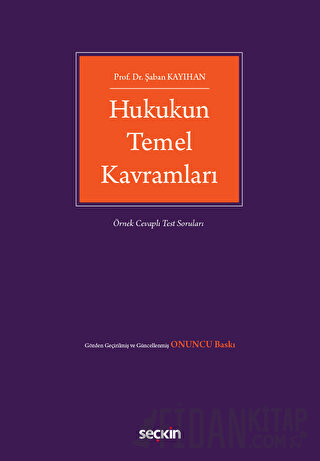 Hukukun Temel Kavramları Örnek Cevaplı Test Soruları Şaban Kayıhan