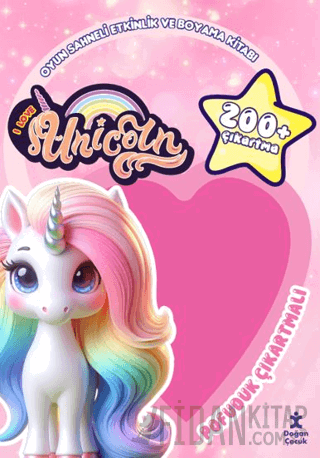 I Love You Unicorn - Pofuduk Çıkartmalı Etkinlik Kitabı Kolektif