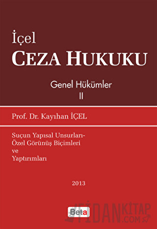 İçel Ceza Hukuku Genel Hükümler 2