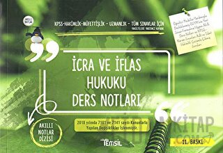 İcra ve İflas Hukuku Ders Notları