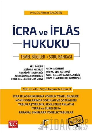 İcra ve İflas Hukuku Ders Notu - Soru Bankası
