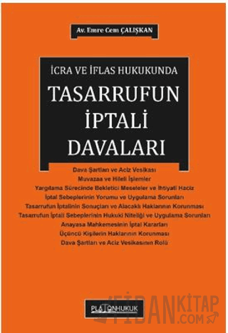İcra ve İflas Hukukunda Tasarrufun İptali Davası