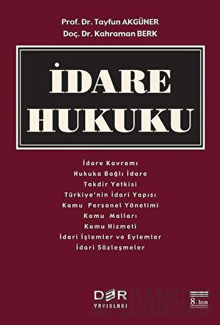 İdare Hukuku (Ciltli) Kahraman Berk