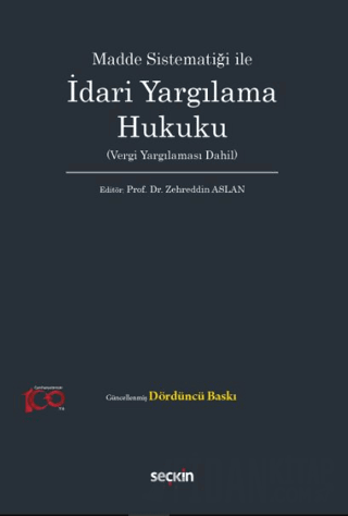 Madde Sistematiği ileİdari Yargılama Hukuku (Vergi Yargılaması Dah