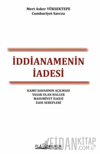 İddianamenin İadesi