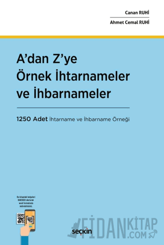 A&#39;dan Z&#39;ye Örnekİhtarnameler ve İhbarnameler 1250 Adet İhtarna