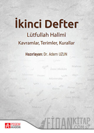 İkinci Defter Lütfullah Halimi: Kavramlar, Terimler, Kurallar