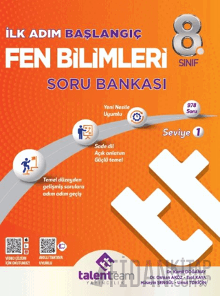 İlk Adım Başlangıç Fen Bilimleri Soru Bankası 8. sınıfc Kolektif