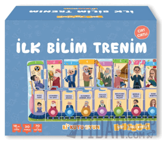 İlk Bilim Trenim - Cırt Cırtlı Yapboz ve Kitap Seti