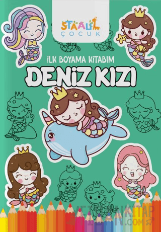 İlk Boyama Kitabım - Deniz Kızı