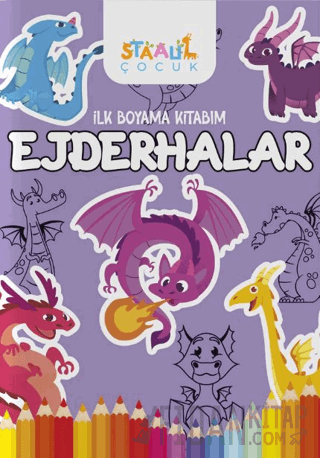 İlk Boyama Kitabım - Ejderhalar