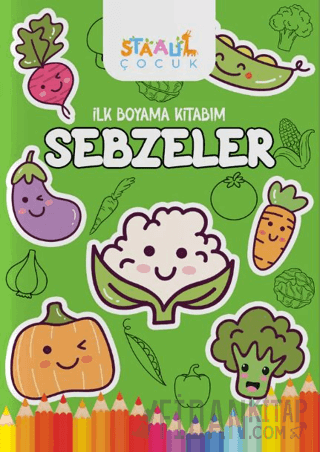 İlk Boyama Kitabım - Sebzeler