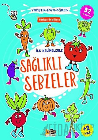 İlk Kelimelerle Sağlıklı Sebzeler - Yapıştır-Boya-Öğren