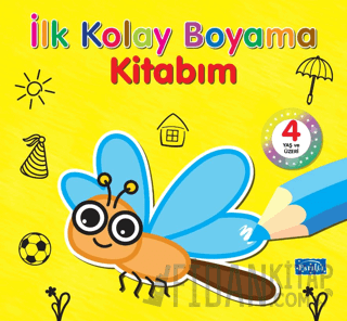 İlk Kolay Boyama Kitabım 4 Yaş ve Üzeri
