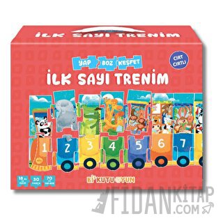 İlk Sayı Trenim - Cırt Cırtlı Yapboz ve Kitap Seti