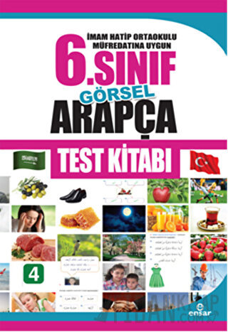 İmam Hatip Ortaokulu Müfredatına Uygun 6. Sınıf Görsel Arapça Test Kitabı