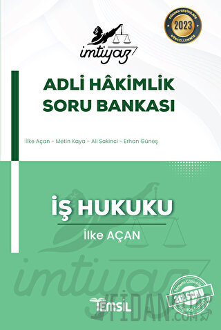İmtiyaz Adli Hakimlik Soru Bankası İş Hukuku İlke Açan
