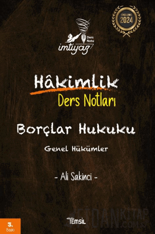 İmtiyaz Borçlar Hukuku Genel Hükümler Hakimlik Ders Notları