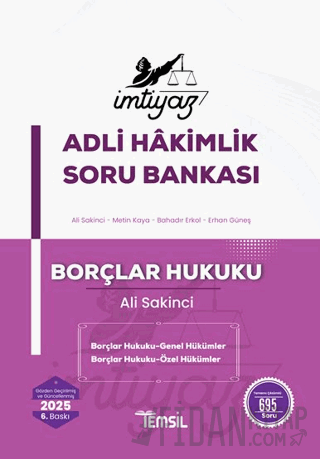 İmtiyaz Borçlar Hukuku (Genel Hükümler-Özel Hükümler) Soru Bankası