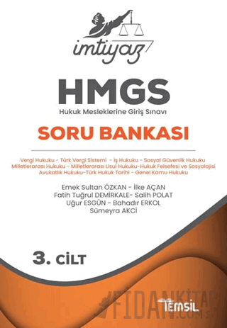 İmtiyaz HMGS Soru Bankası 3. Cilt Bahadır Erkol