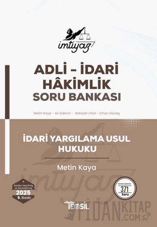 İmtiyaz İdari Yargılama Usul Hukuku Soru Bankası